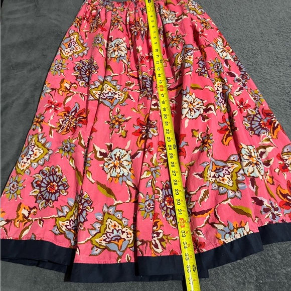 Vibrant Floral Maxi Skirt in Pink - Picture 2 of 6